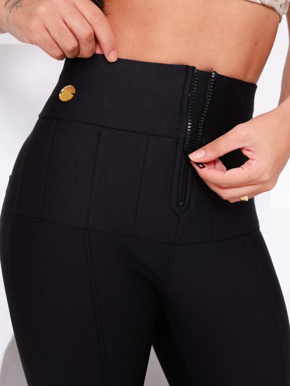 Calça Hiper Lipo Cinta Chapa Barriga Suplex Skiny